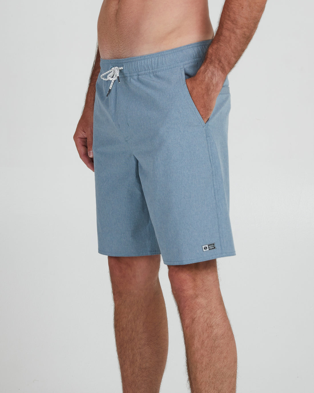 Salty Crew Drifter 2 Hybrid Elastic Short Slate M