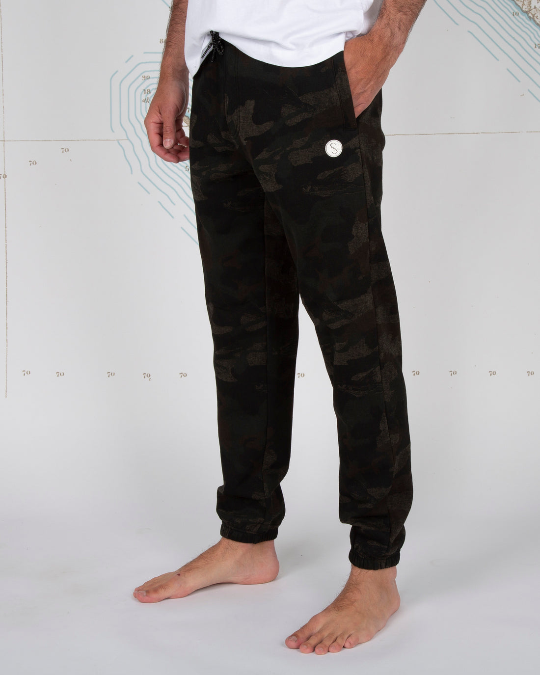 Salty Crew Slow Roll Sweatpant Camo XS