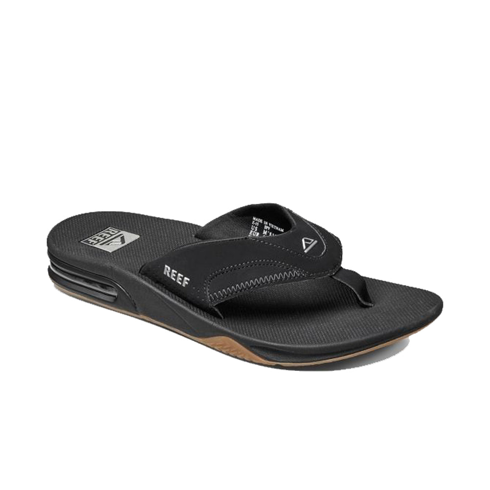 Reef Fanning Mens Sandal Black-Silver 13