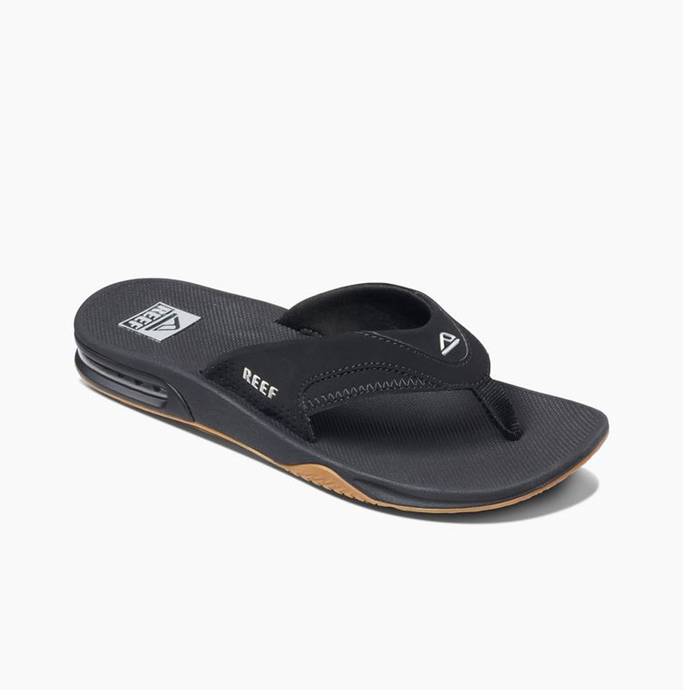 Reef Fanning Mens Sandal Black-Silver 7