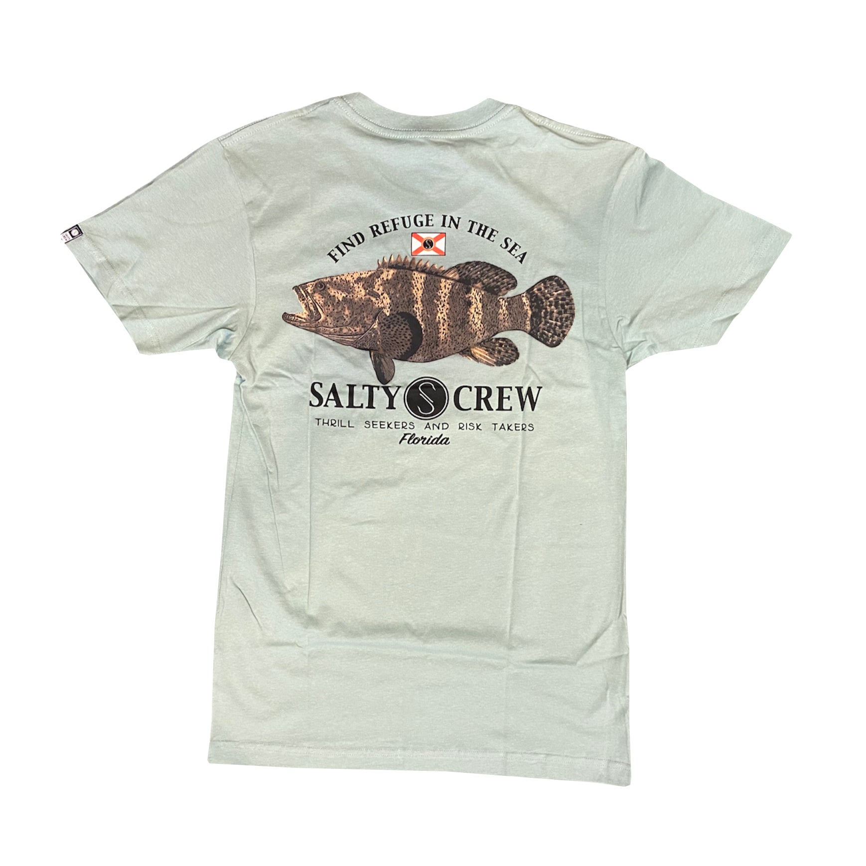 Salty Crew Goliath Grouper Prem SS Tee Seafoam XL