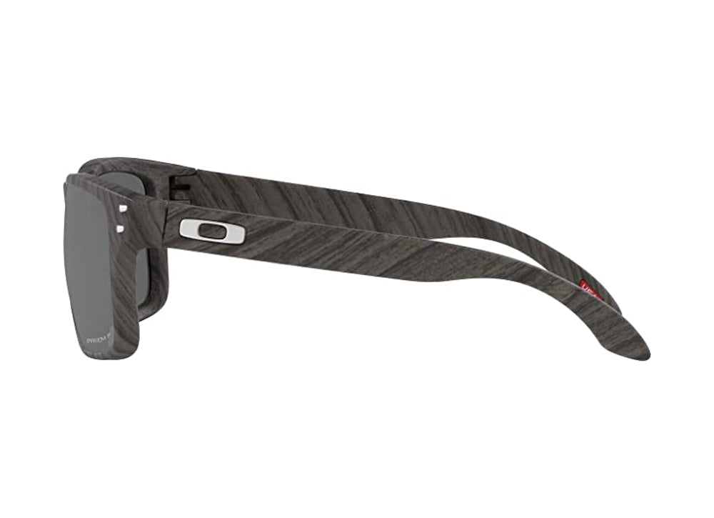 Oakley Holbrook Polarized Sunglasses Woodgrain PrizmBlack Square