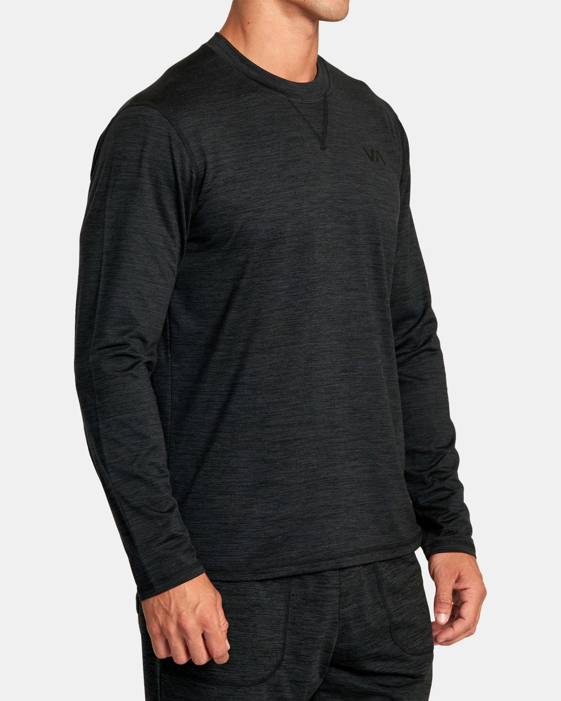 RVCA C-ABLE CREW NECK BLK L