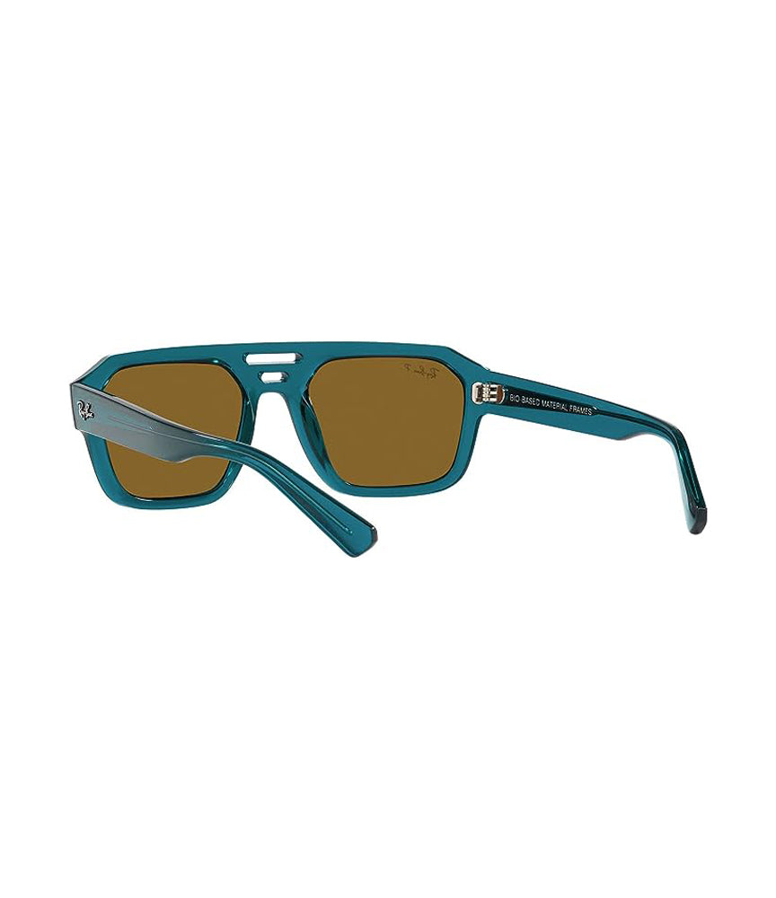 Ray-Ban Corrigan Polarized Sunglasses TransparentLtBlue DkBrownPolar