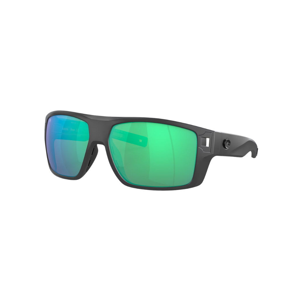 Costa Del Mar Diego Polarized Sunglasses  MatteGray GreenMirror 580G