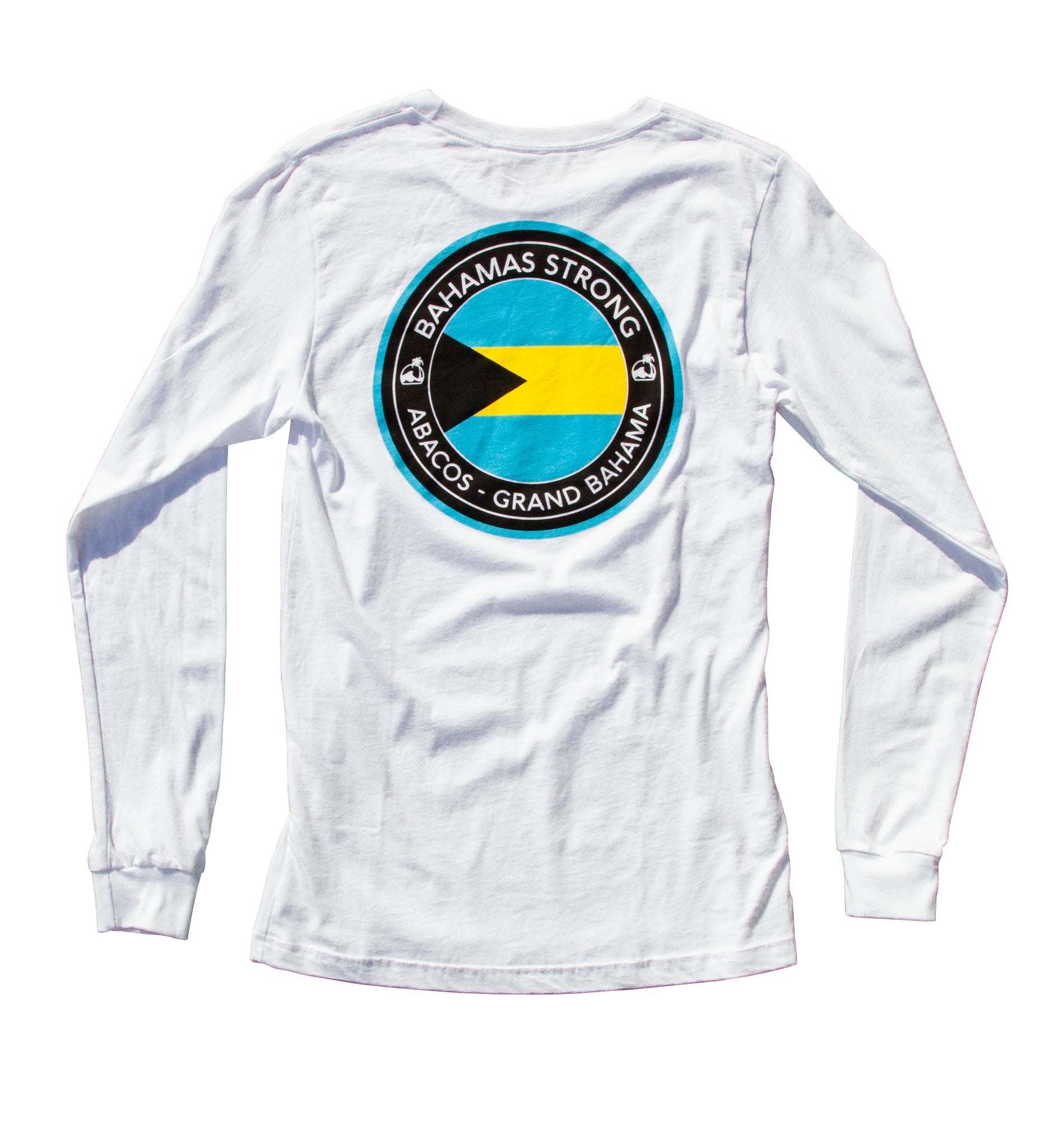 Island Water Sports Bahamas Strong Tee White L/S M