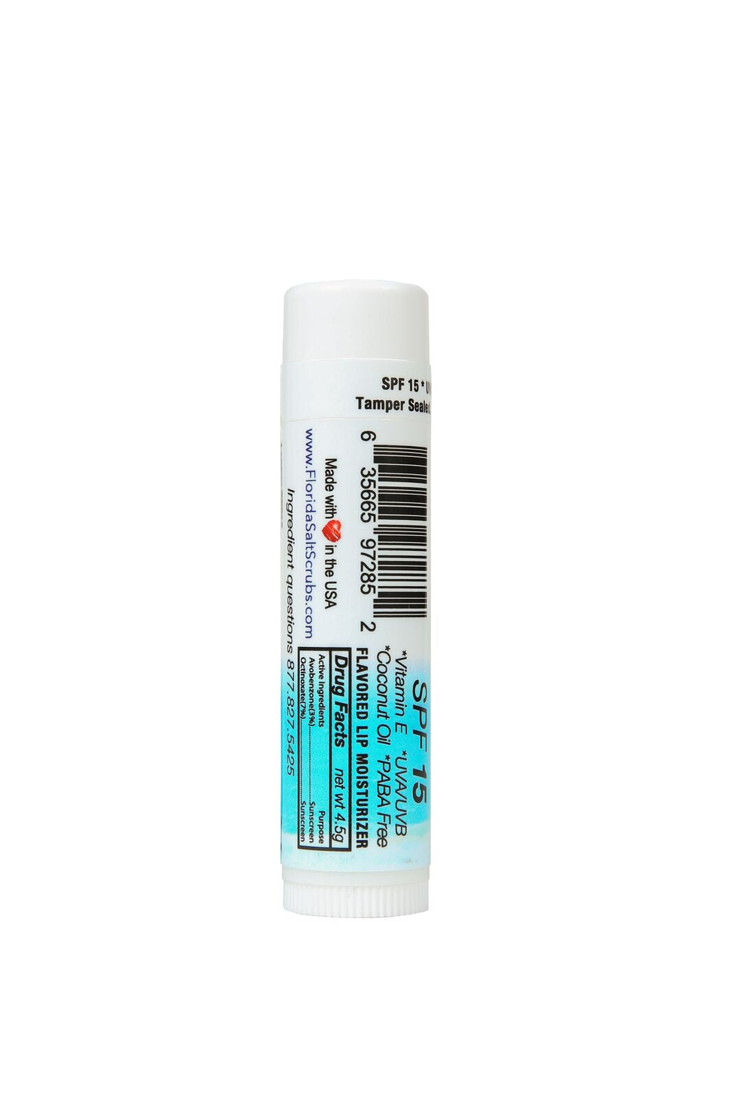 Florida Salt Scrubs Florida Kiss SPF 15 Lip Balm Key Lime