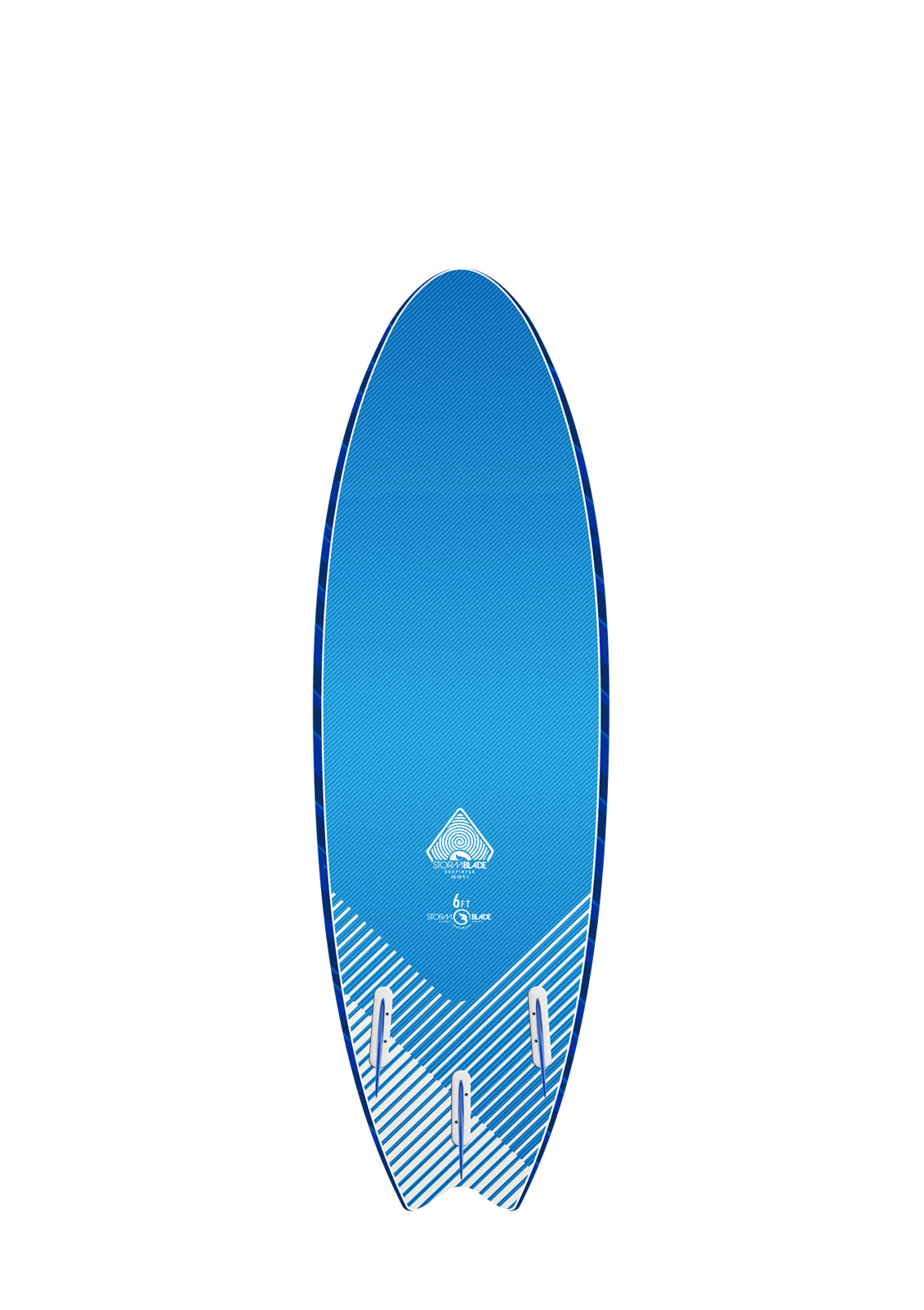 Storm Blade Swallow Tail Surfboard Blizzard Navy 6ft0in