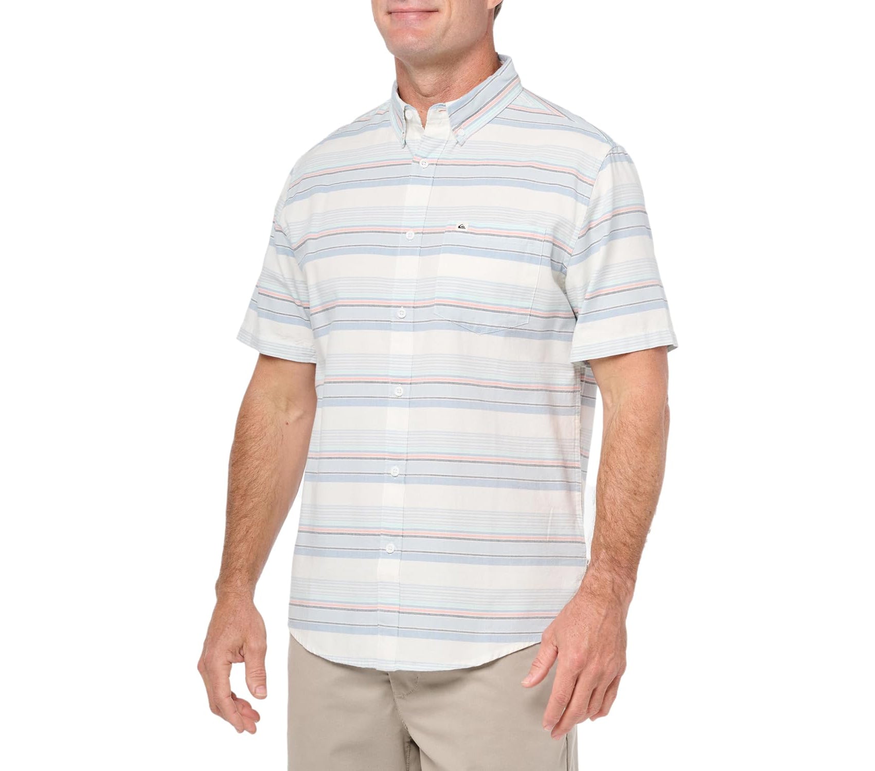 Quiksilver Oxford Stripe Classic SS BKQ3 L