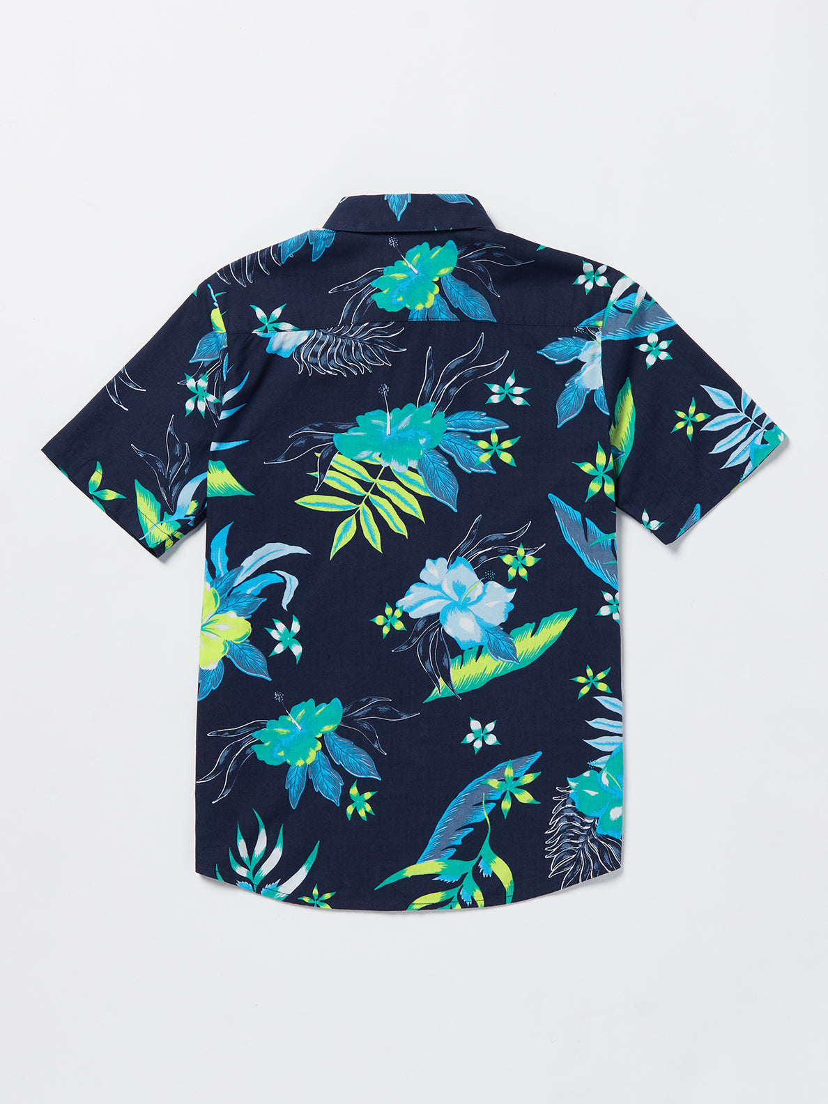Volcom Boys Sunriser Floral SS Woven NVY M