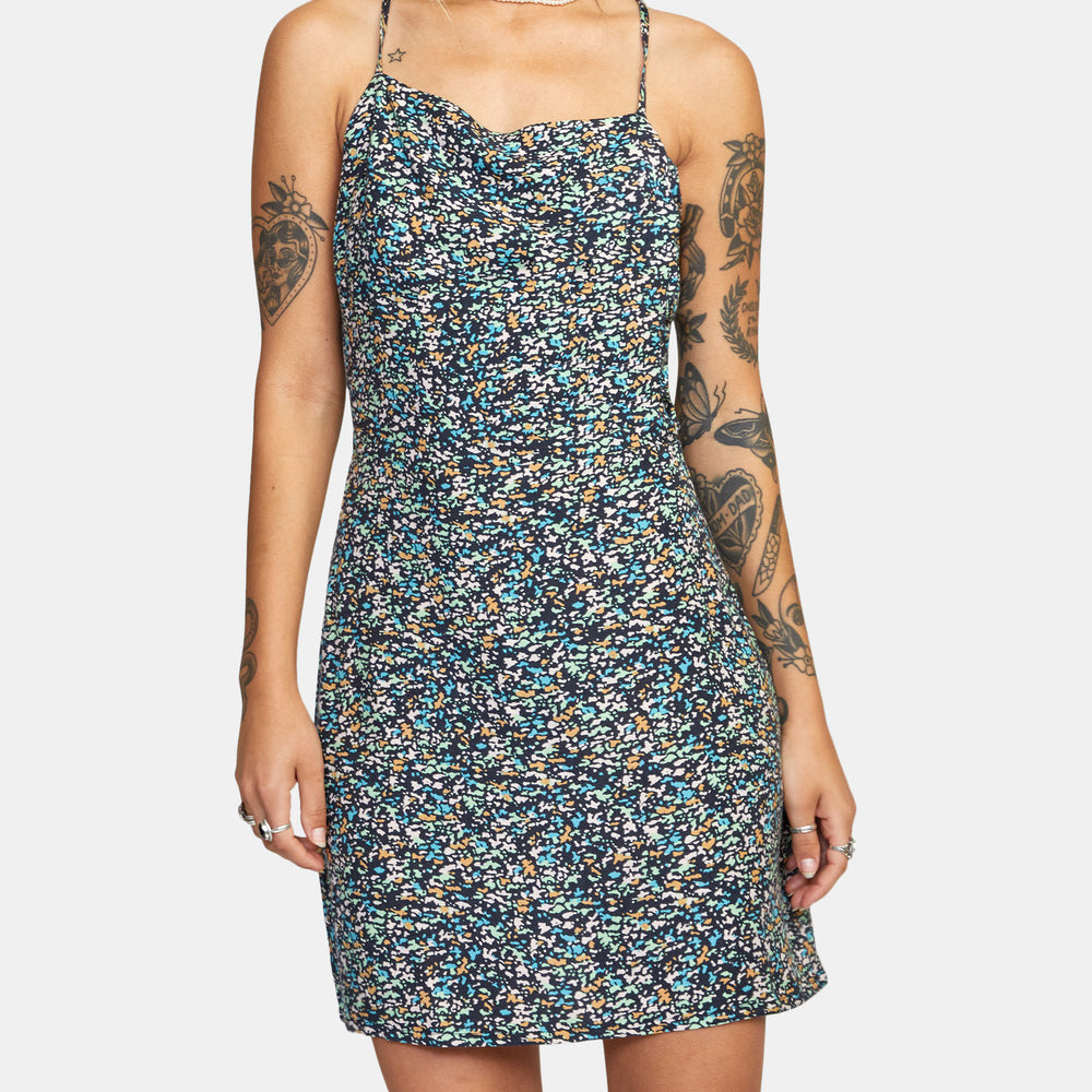 RVCA Captive Tank Dress MUL XS