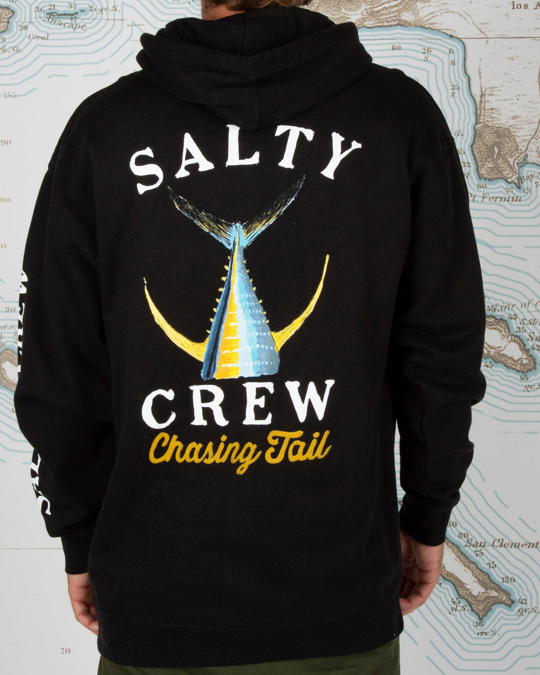Salty Crew Tailed Hood Fleece Black XXXL