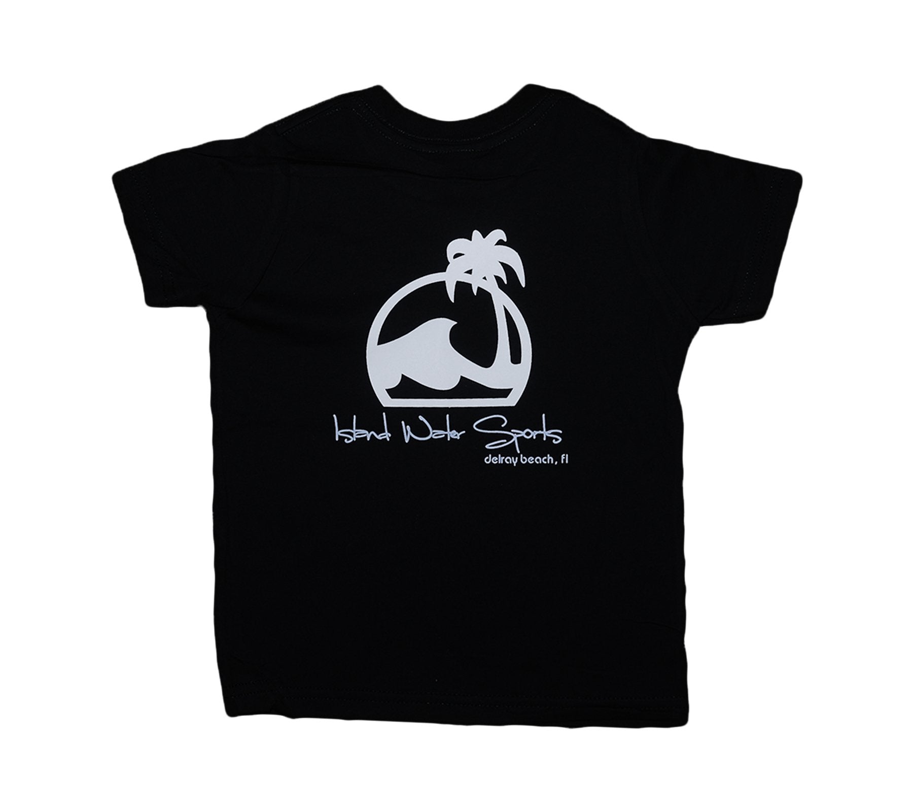 Island Water Sports Script Kids SS Tee Black-DR 4