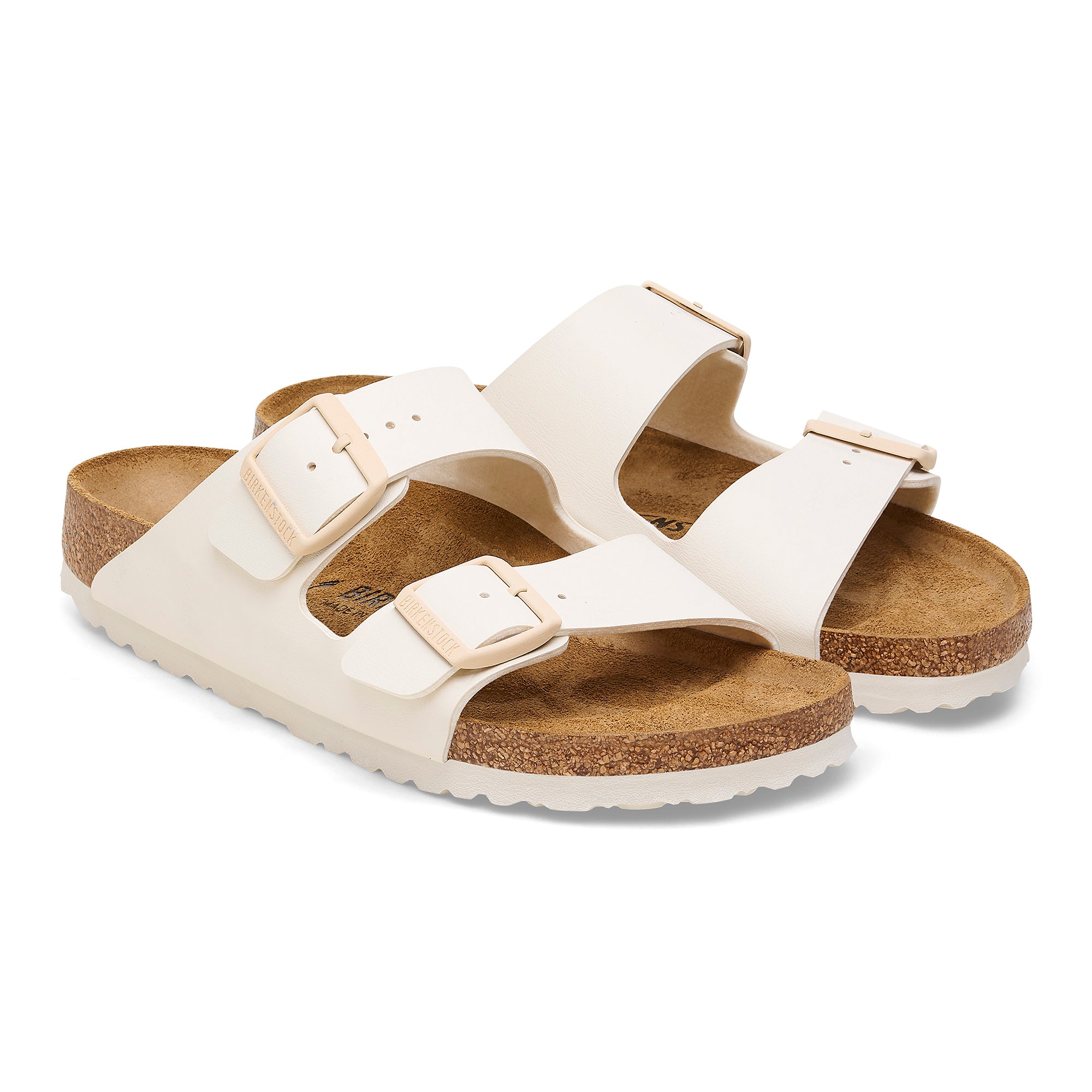 Birkenstock Arizona Womens Sandal Birko-Flor-Eggshell 10