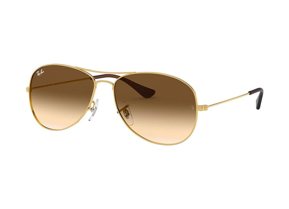 Ray Ban Cockpit Sunglasses Arista ClearGradientBrown Aviator