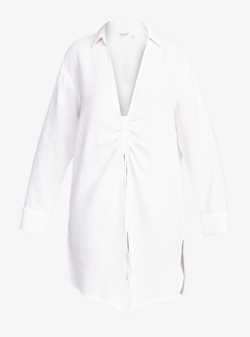 Roxy Summer Limonade Shirt Dress WBB0 XS