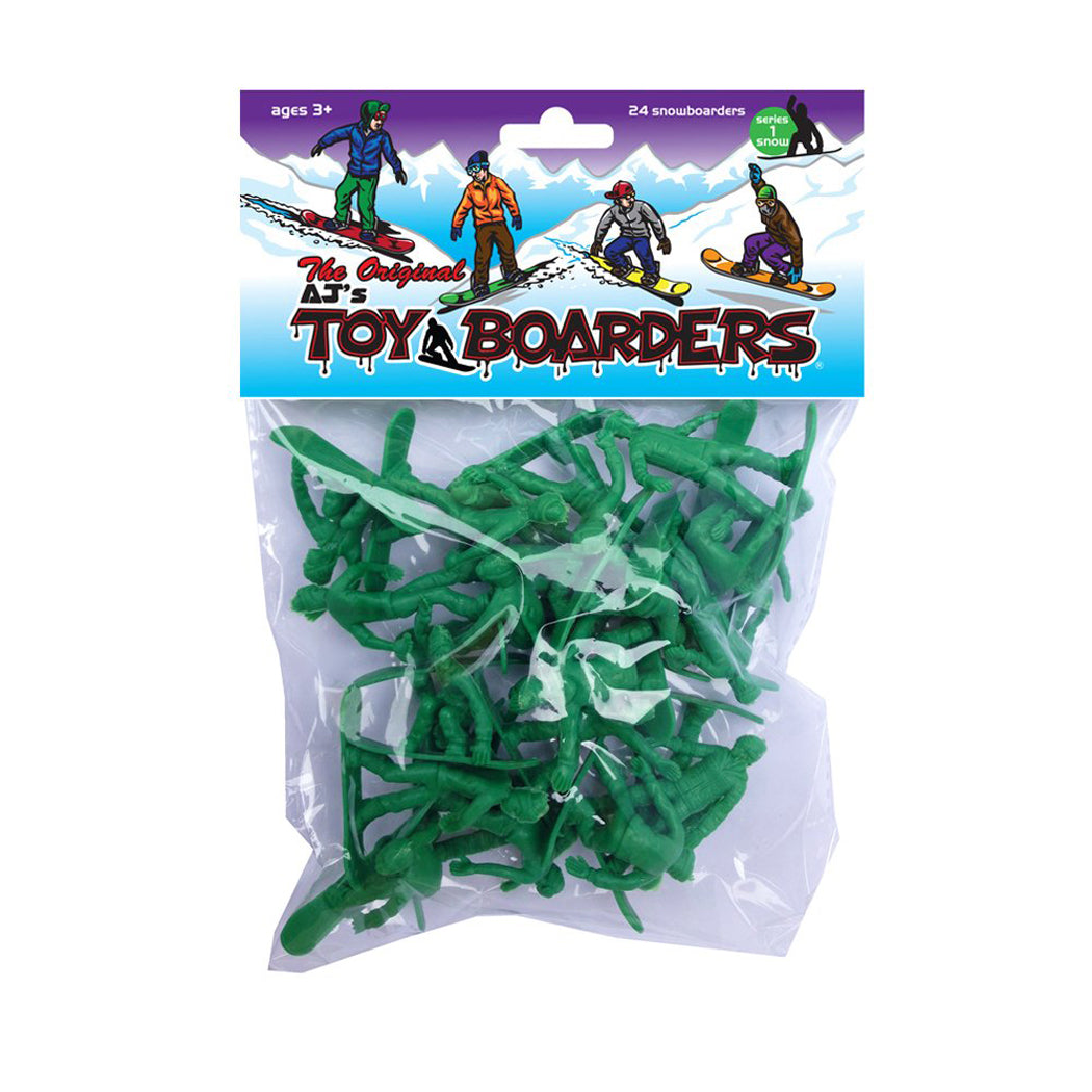 AJ's Toy Boarders 24 Pack Snow Series 1 Green