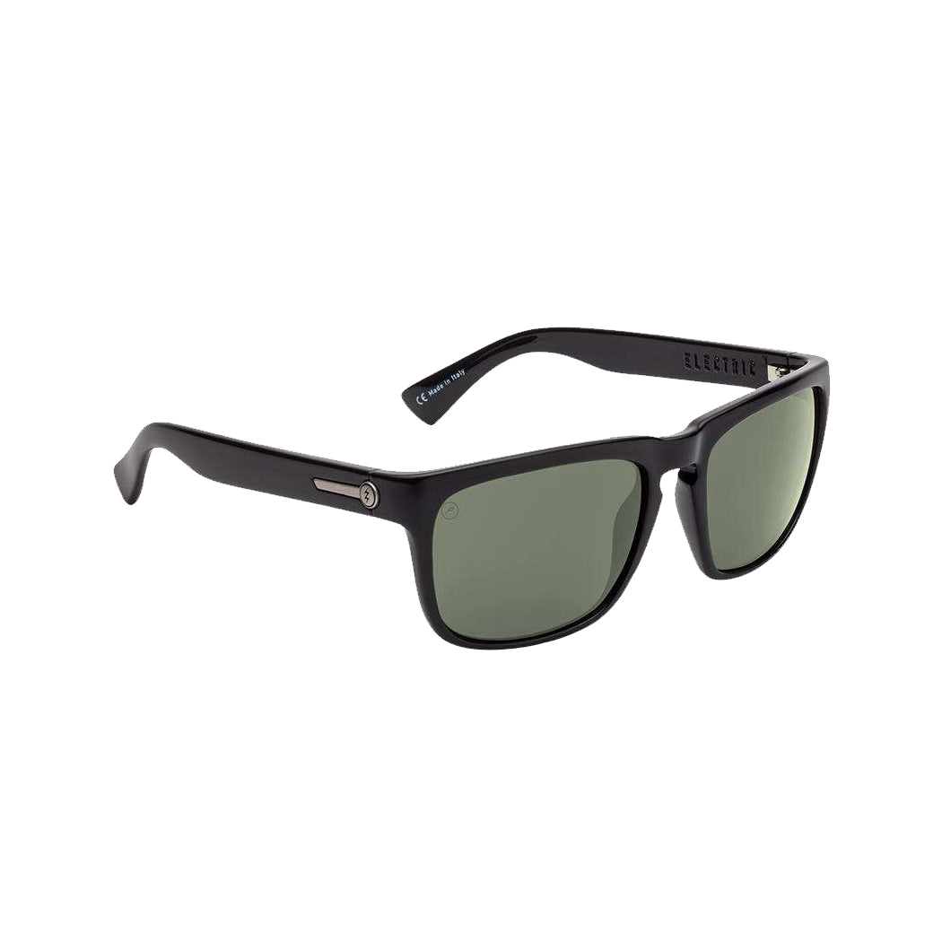Electric Knoxville Polarized Sunglasses Gloss Black Ohm-Grey Square