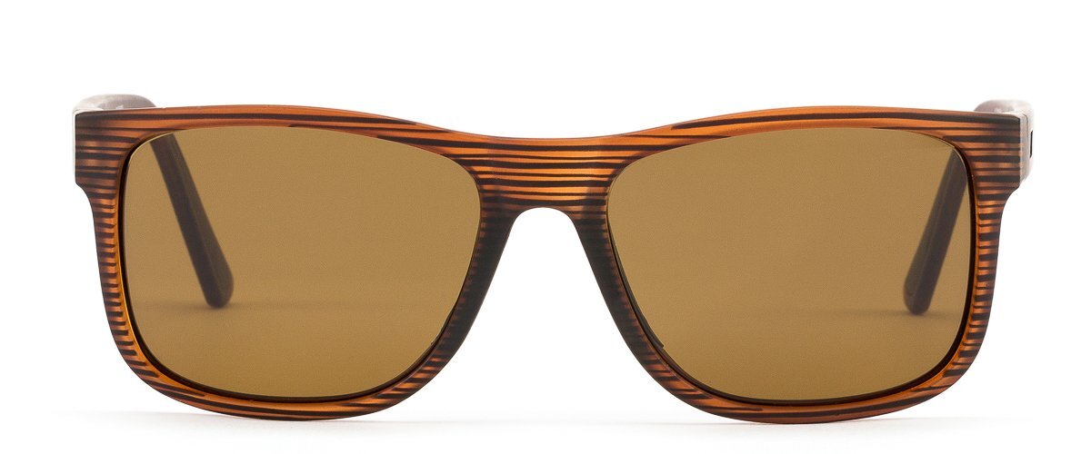 Otis Casa Bay Polarized Sunglasses Woodland Matte Brown Square