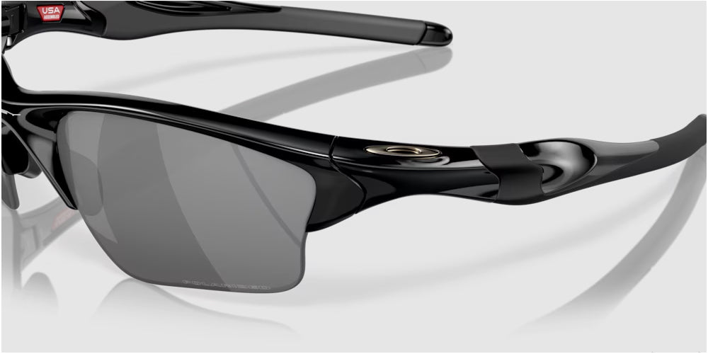Oakley Half Jacket 2.0 XL Polarized Sunglasses PolishedBlack BlackIriduim Poly