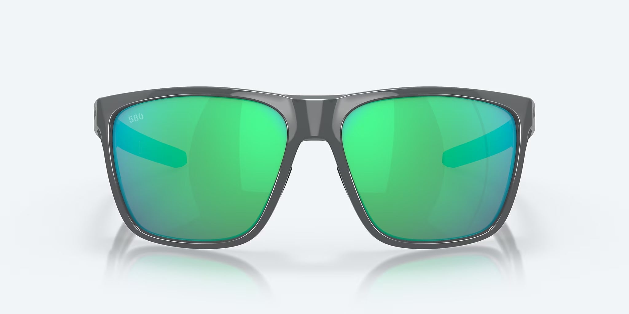 Costa Del Mar Ferg XL Sunglasses ShinyGray GreenMirror 580G