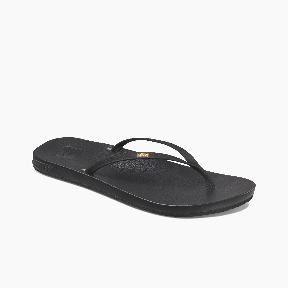 Reef Cushion Slim Womens Sandal Black 8