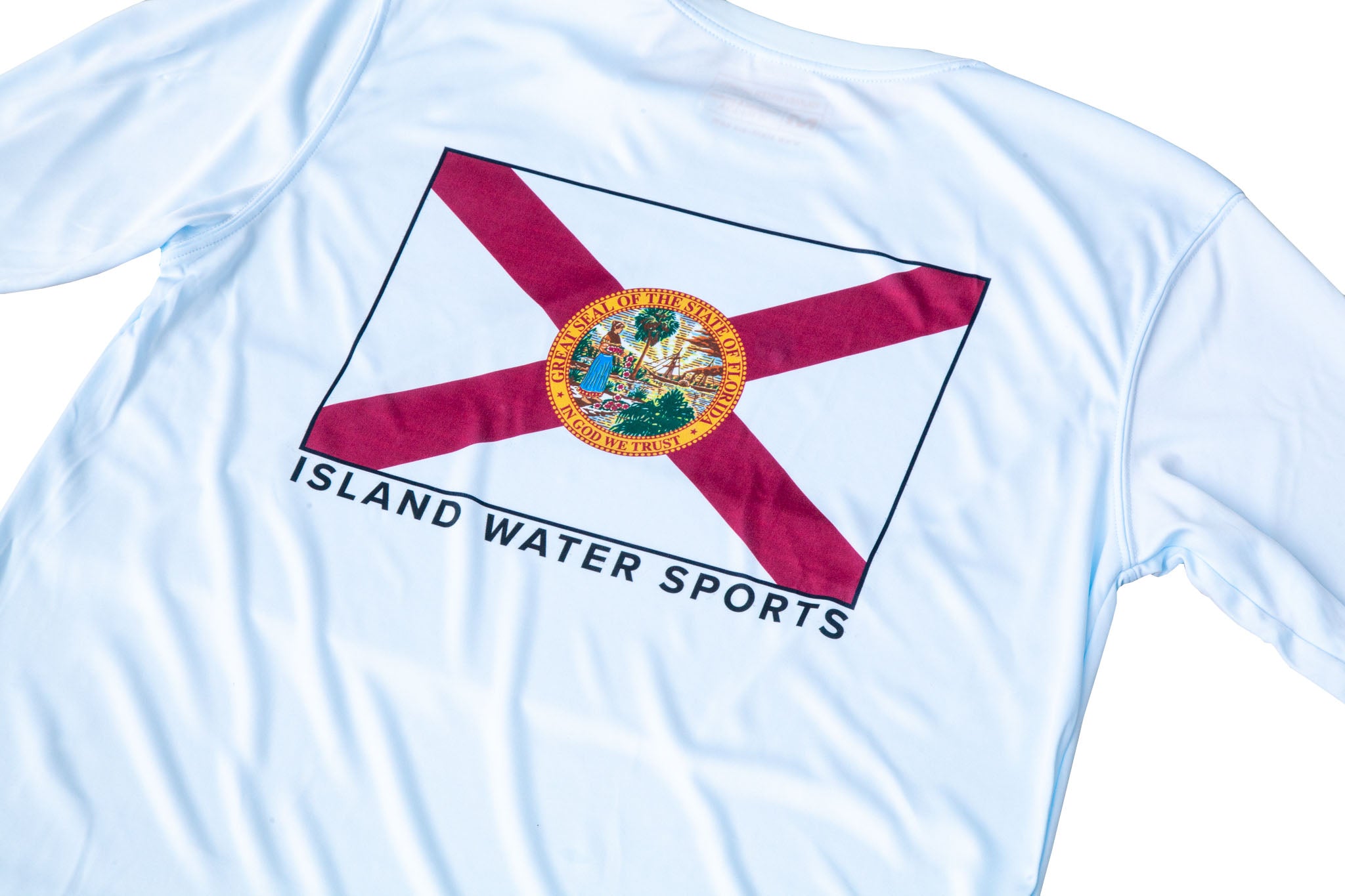 Island Water Sports Florida Flag Performance LS UV Shirt