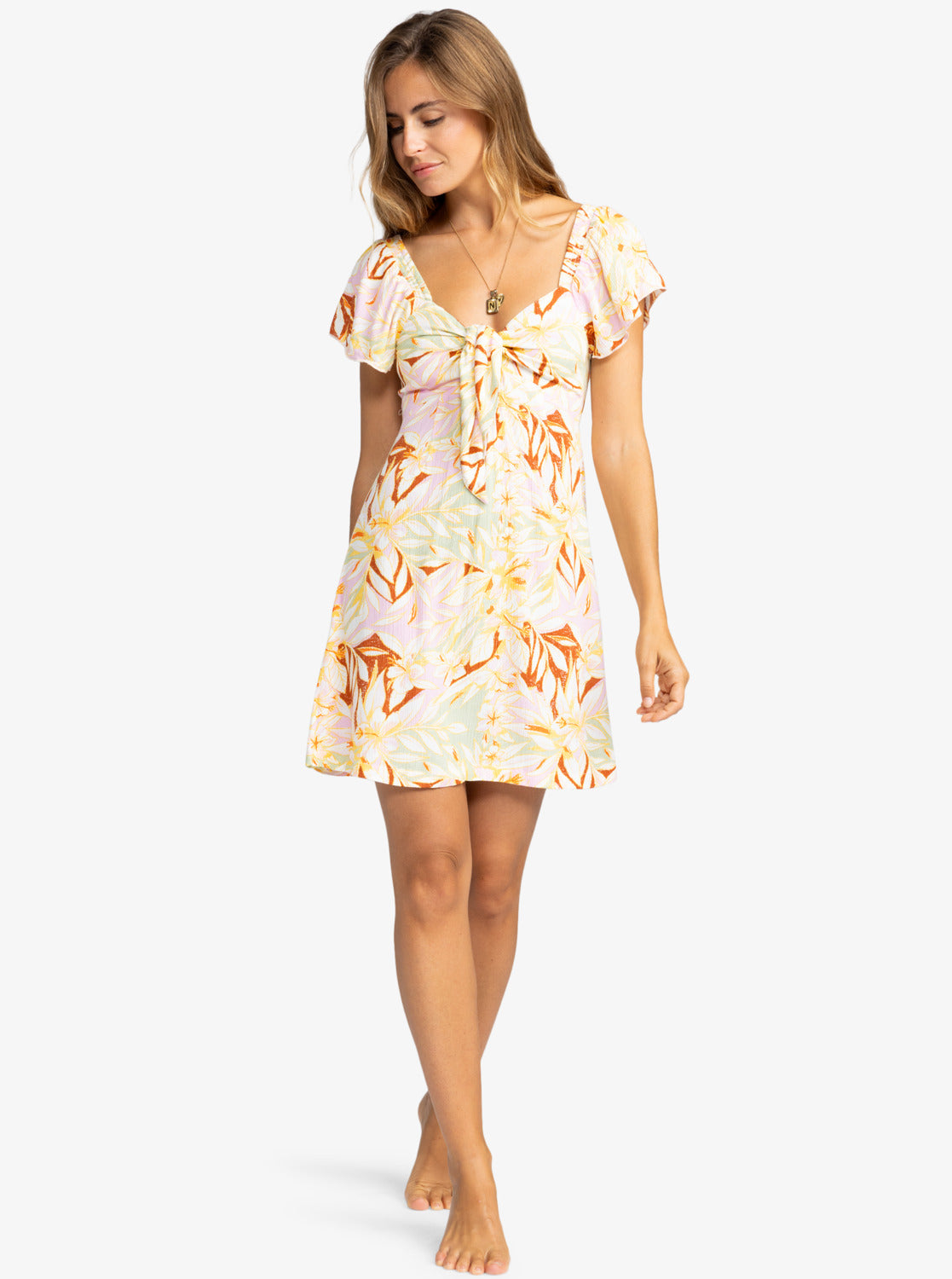 Roxy Oceanview Mini Dress GFK5 XS