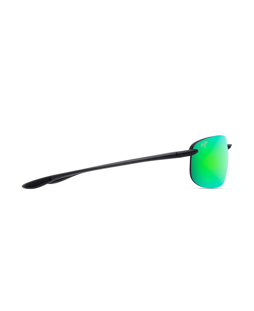 Maui Jim Hookipa XL Poalrized Sunglasses MatteTransGrey MauiGreen
