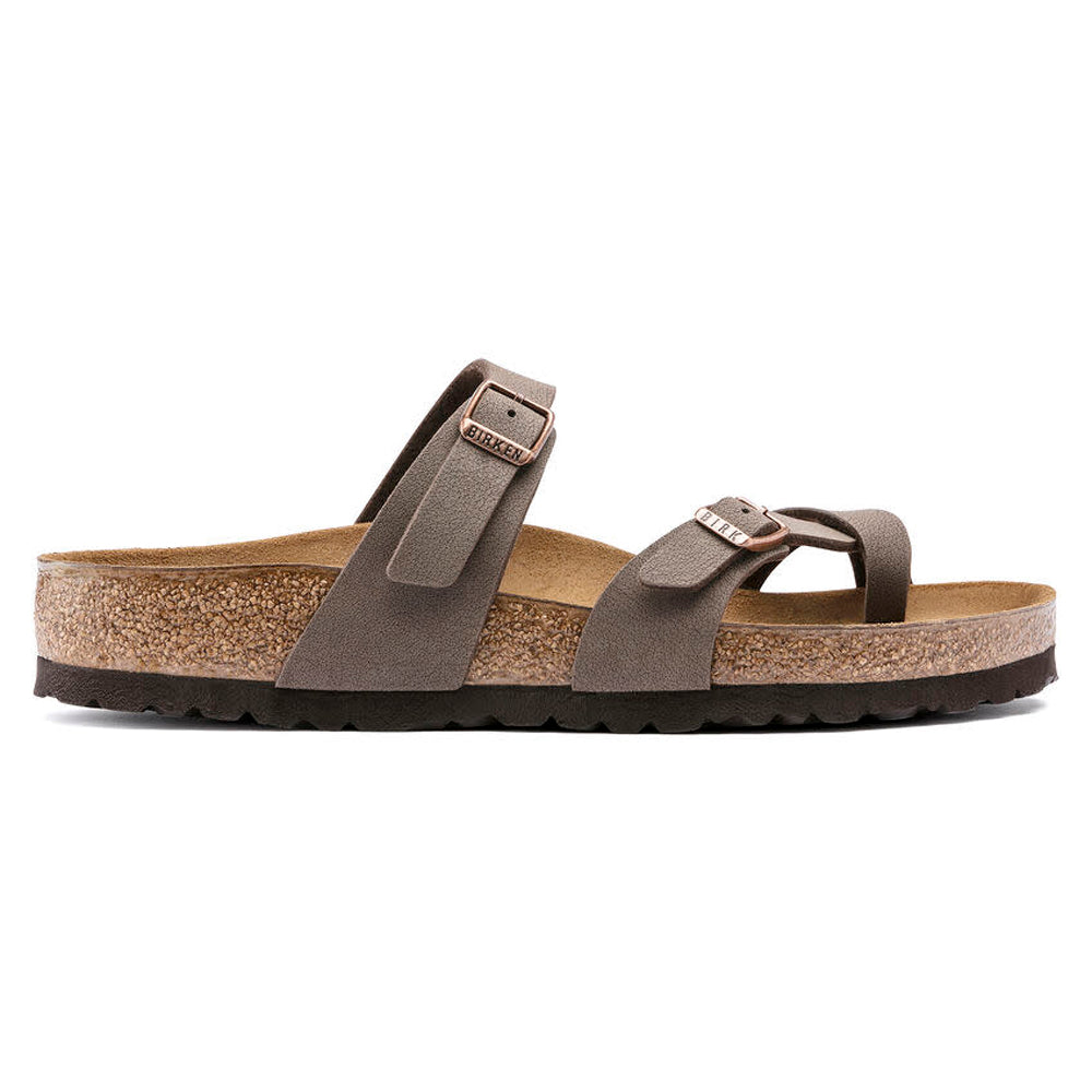Birkenstock Mayari Womens Sandal Birkibuc-Mocha 5