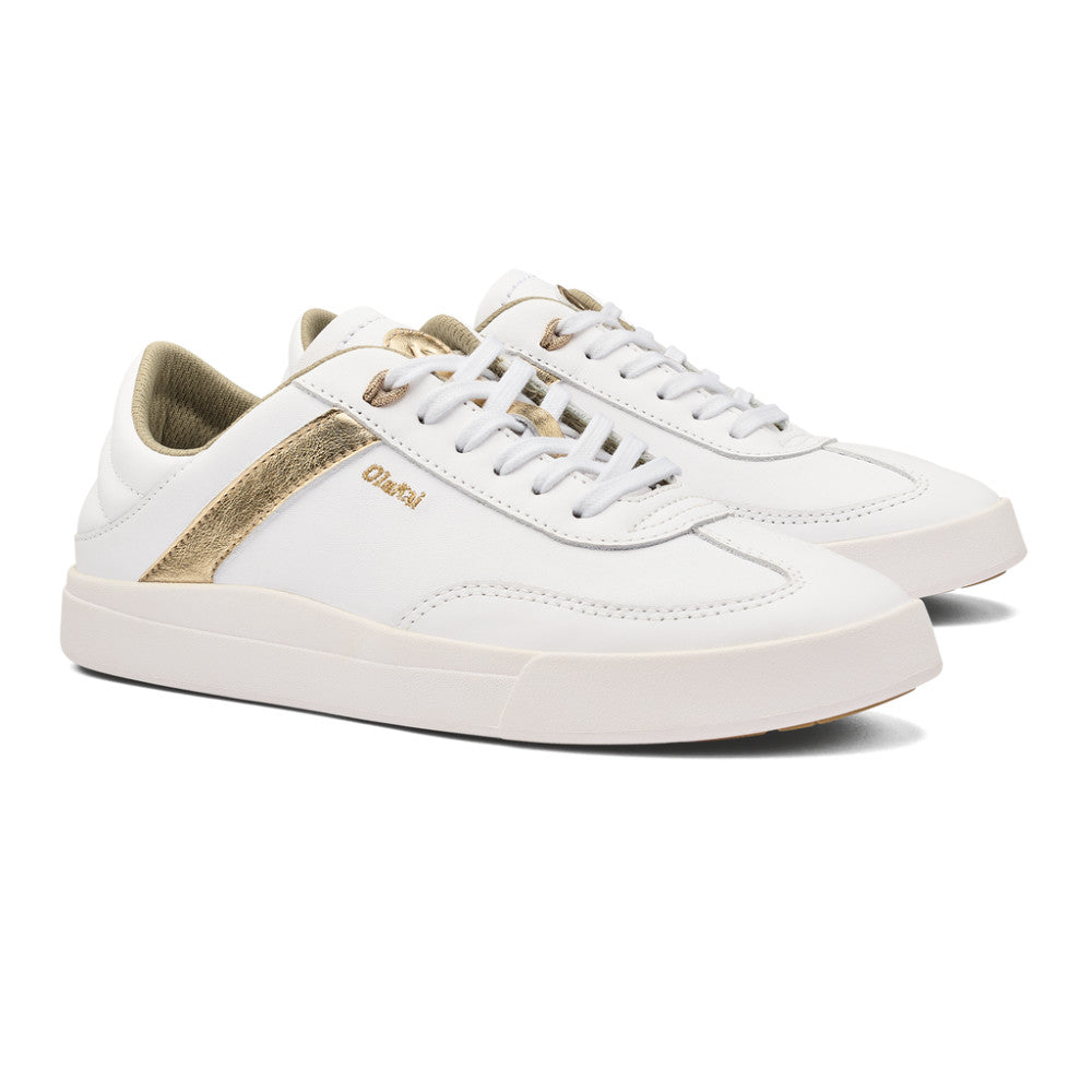 Olukai Ha upu Womens Shoe 4R4R-White-White 6.5