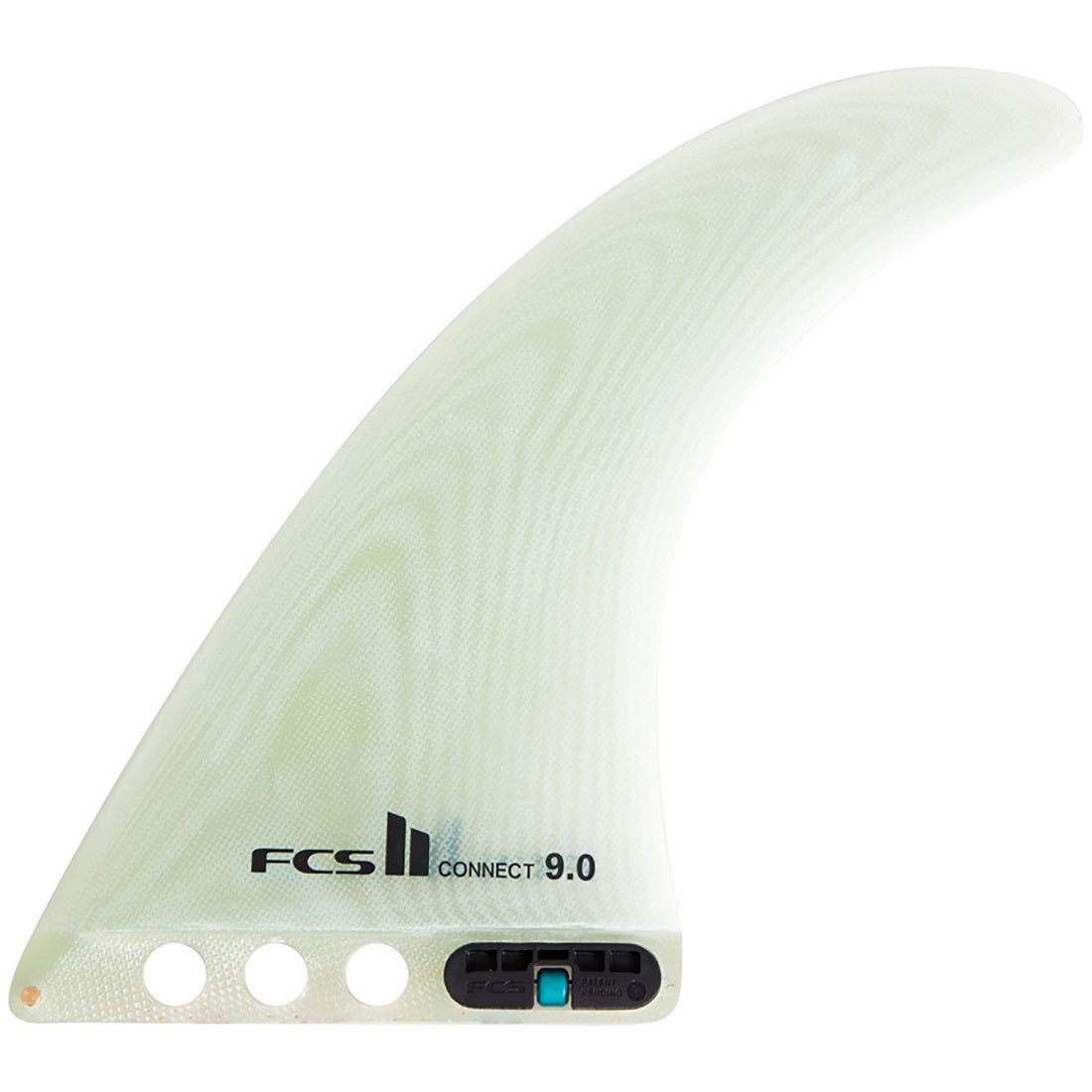 FCS 2 Connect PG Longboard Fin Clear 9in