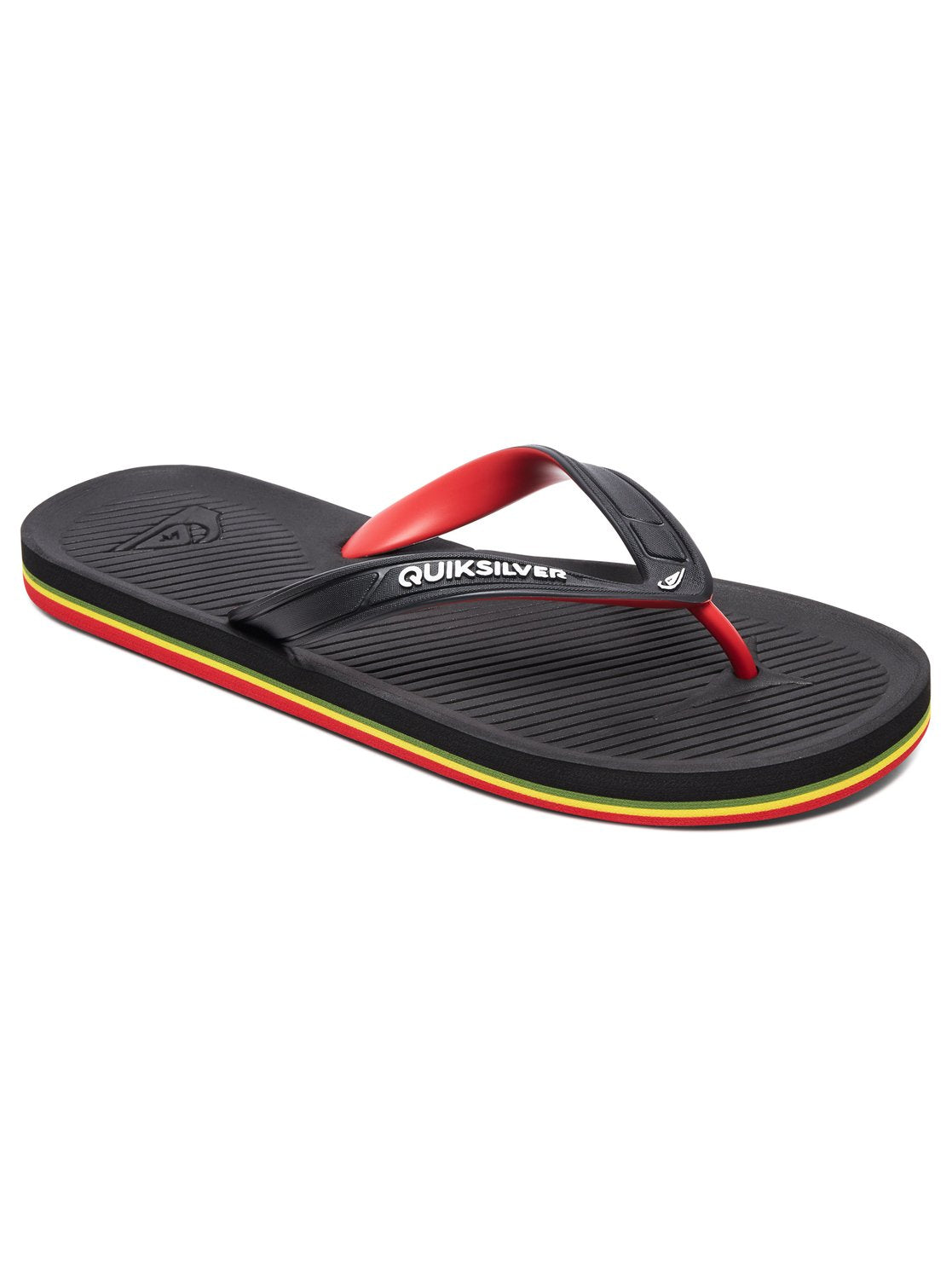 Quiksilver Haleiwa 2 Mens Sandal XKRG-Black-Red-Green 6