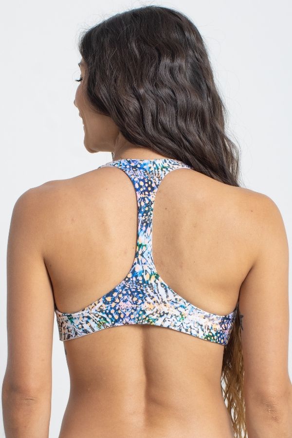 Reel Skipper Reversible Bikini Top FishFriends/Mist XS