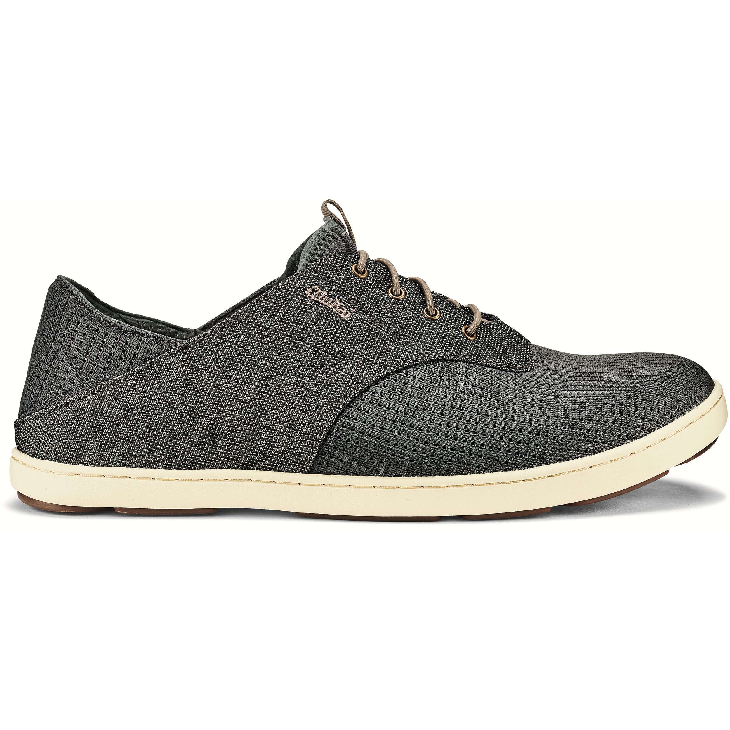Olukai Nohea Moku Mens Shoe 2610-Charcoal-Clay 8.5