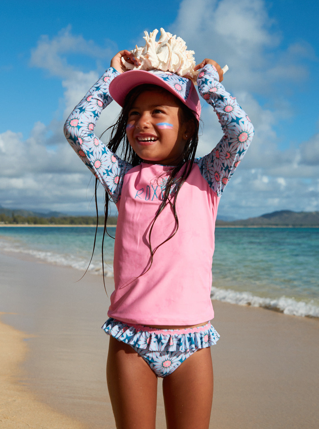 Roxy Bold Florals LS Rashguard Set GTD7 2