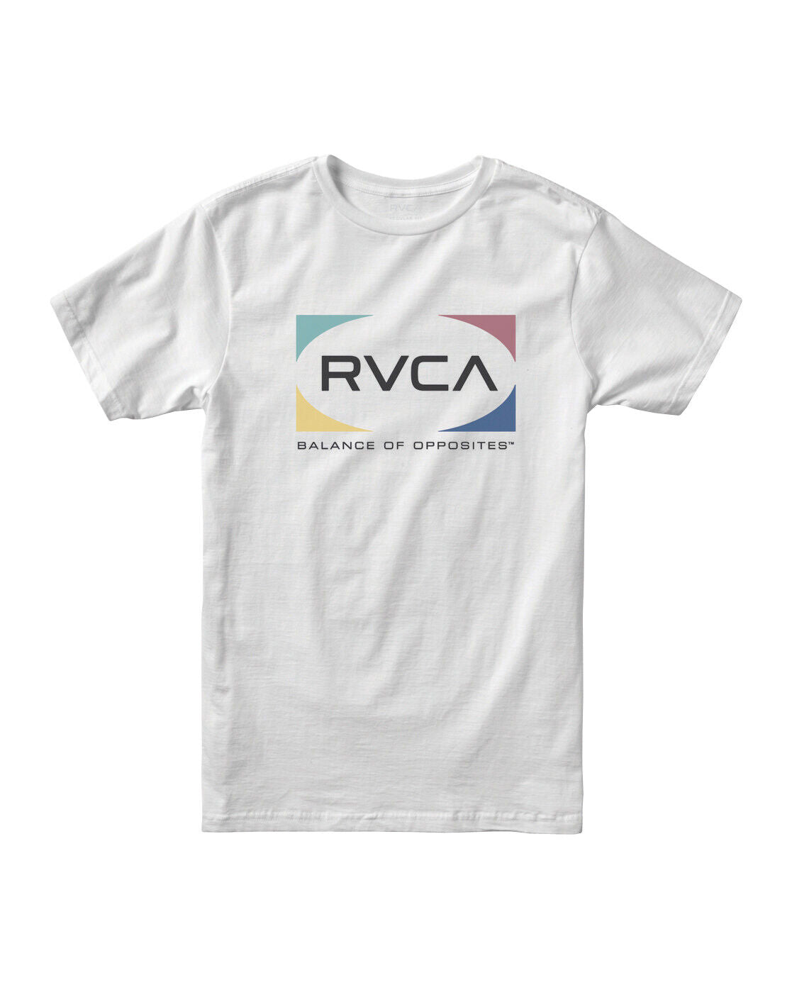 RVCA Quad SS Tee WHT XL
