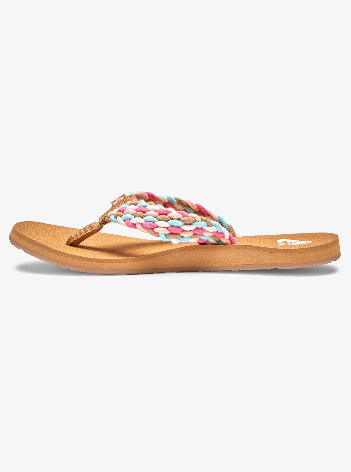 Roxy Porto 3 Womens Sandal TPM-White-Pink-Multi 6