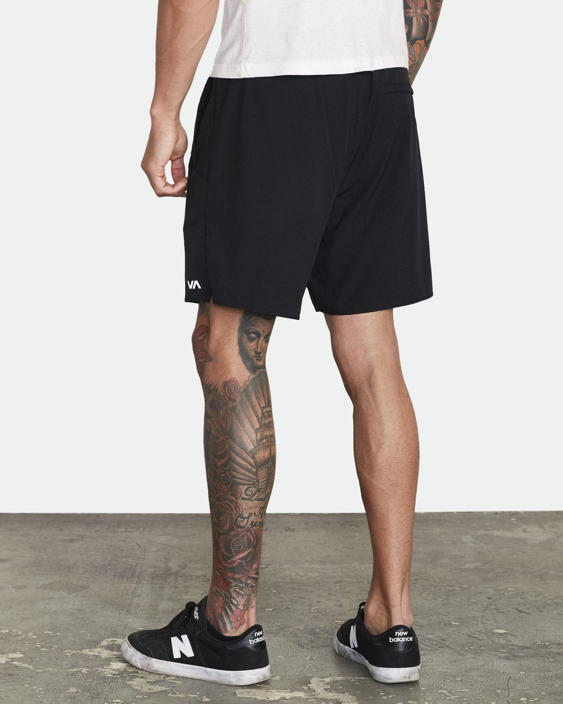 RVCA Yogger Stretch Short BLK-Black S