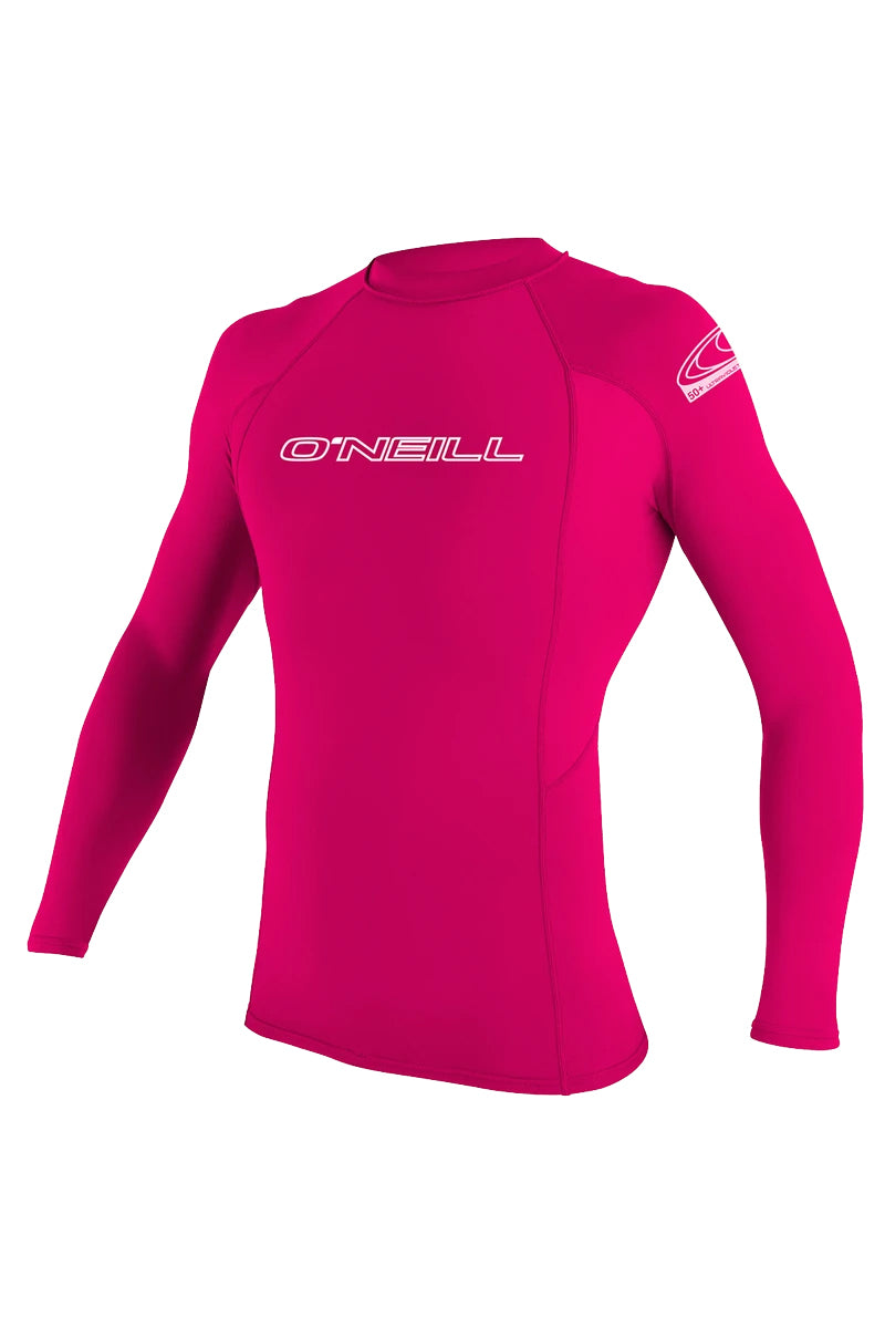O'Neill Youth Performance Fit LS Rashguard Watermelon 12