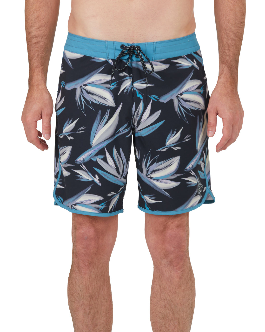 SALTY CREW BREAKER BOARDSHORT BLACK BLUE 36
