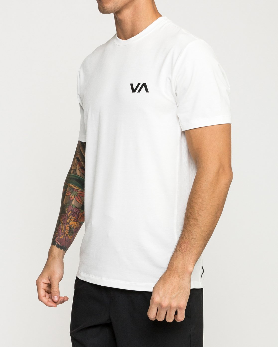 RVCA Sport Vent SS Tee WHT L