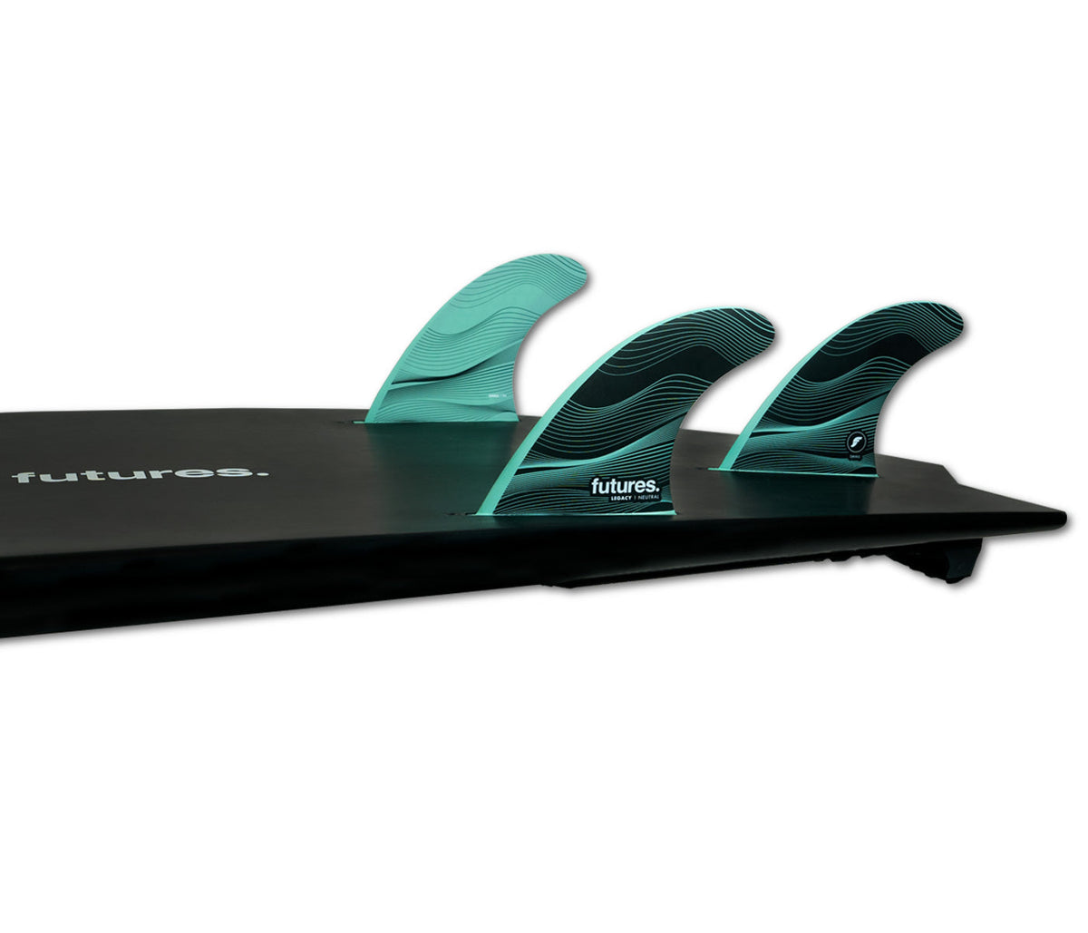 Future Fins F4 Honeycomb Legacy Thruster Fin Set Green S