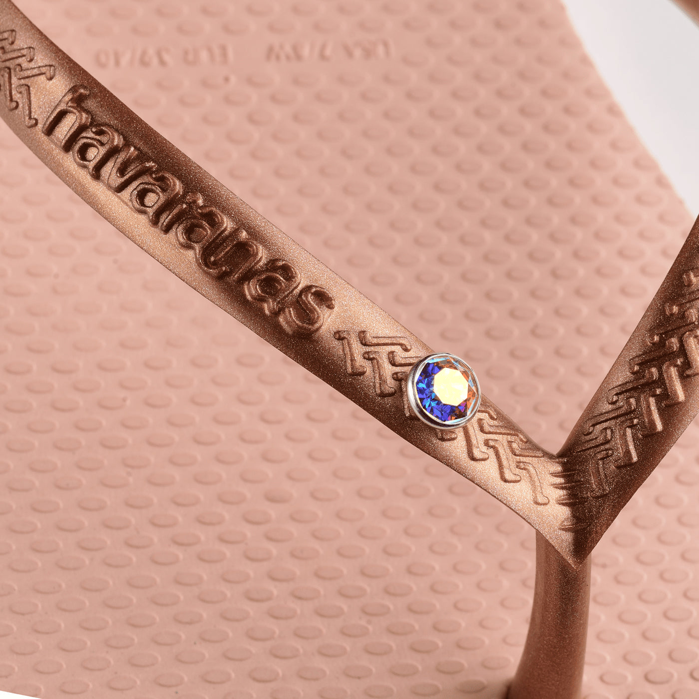 Havaianas Slim Crystal SW 2 Womens Sandal 0076-Ballet Rose 11