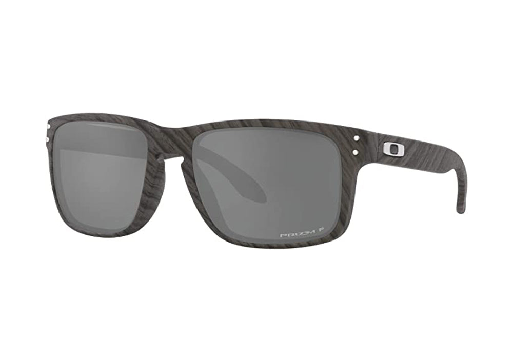 Oakley Holbrook Polarized Sunglasses Woodgrain PrizmBlack Square