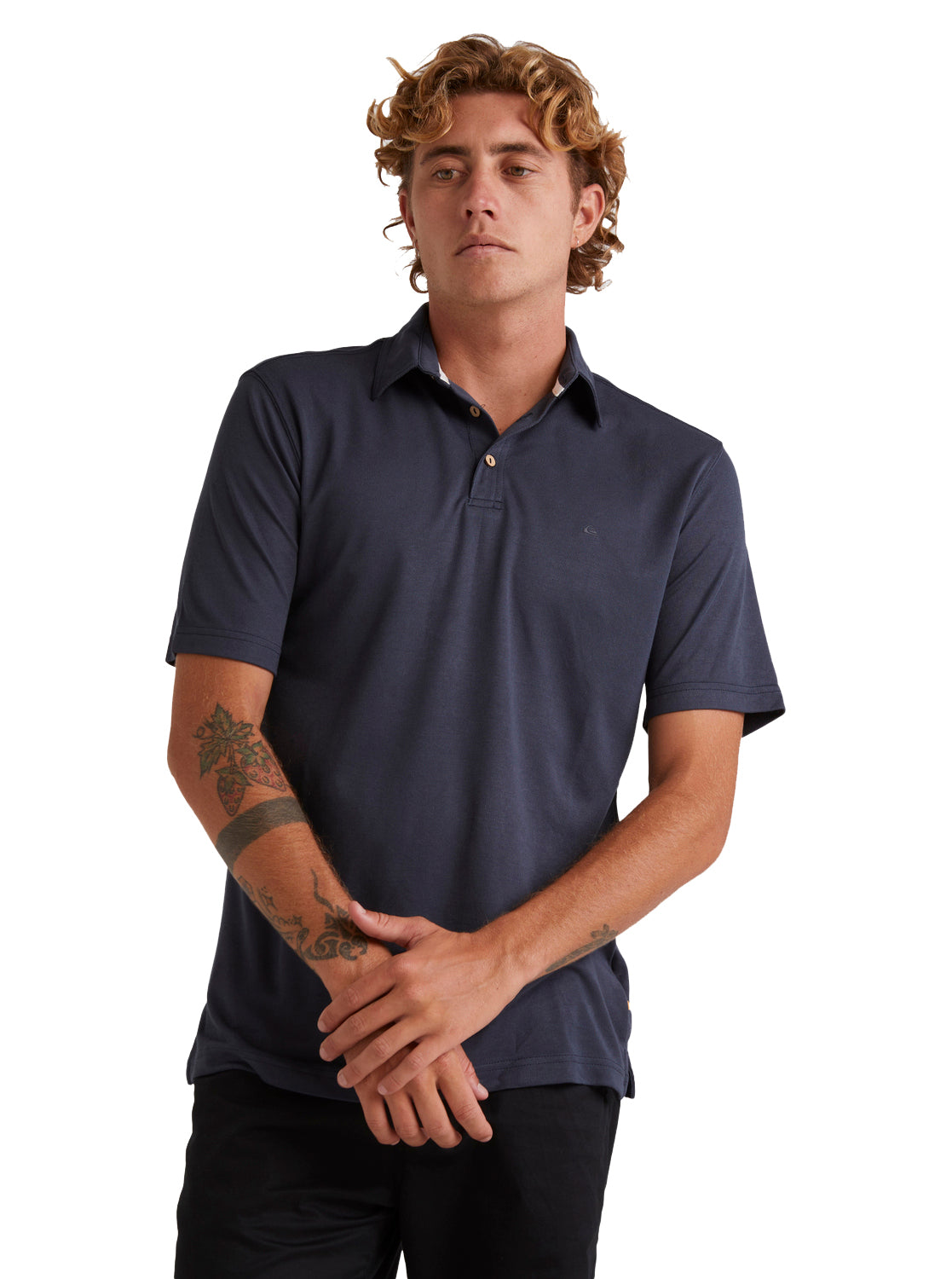 Quiksilver Waterman Waterpolo SS Polo Shirt BST0 M