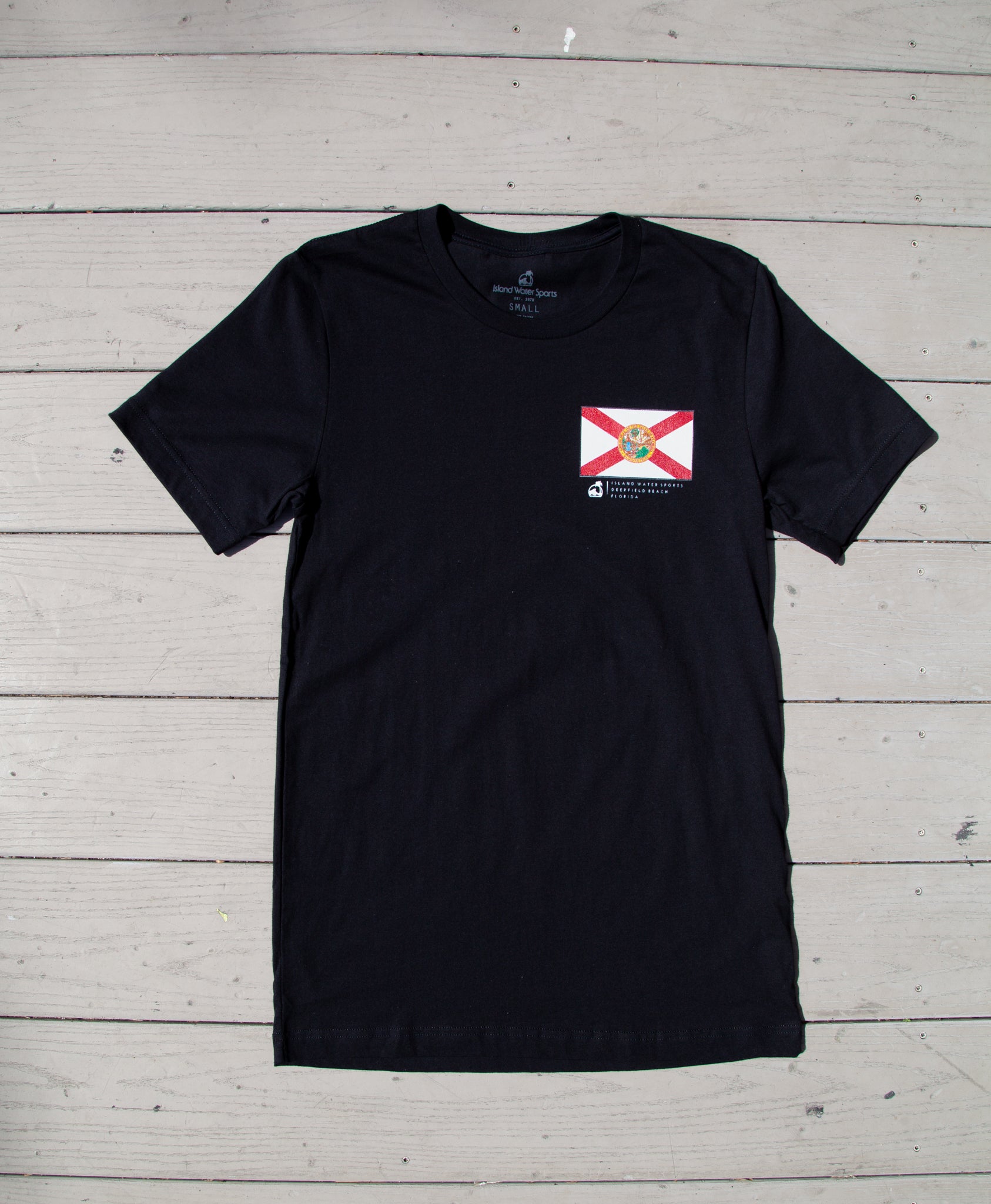 Island Water Sports Florida Pride S/S Tee Black M