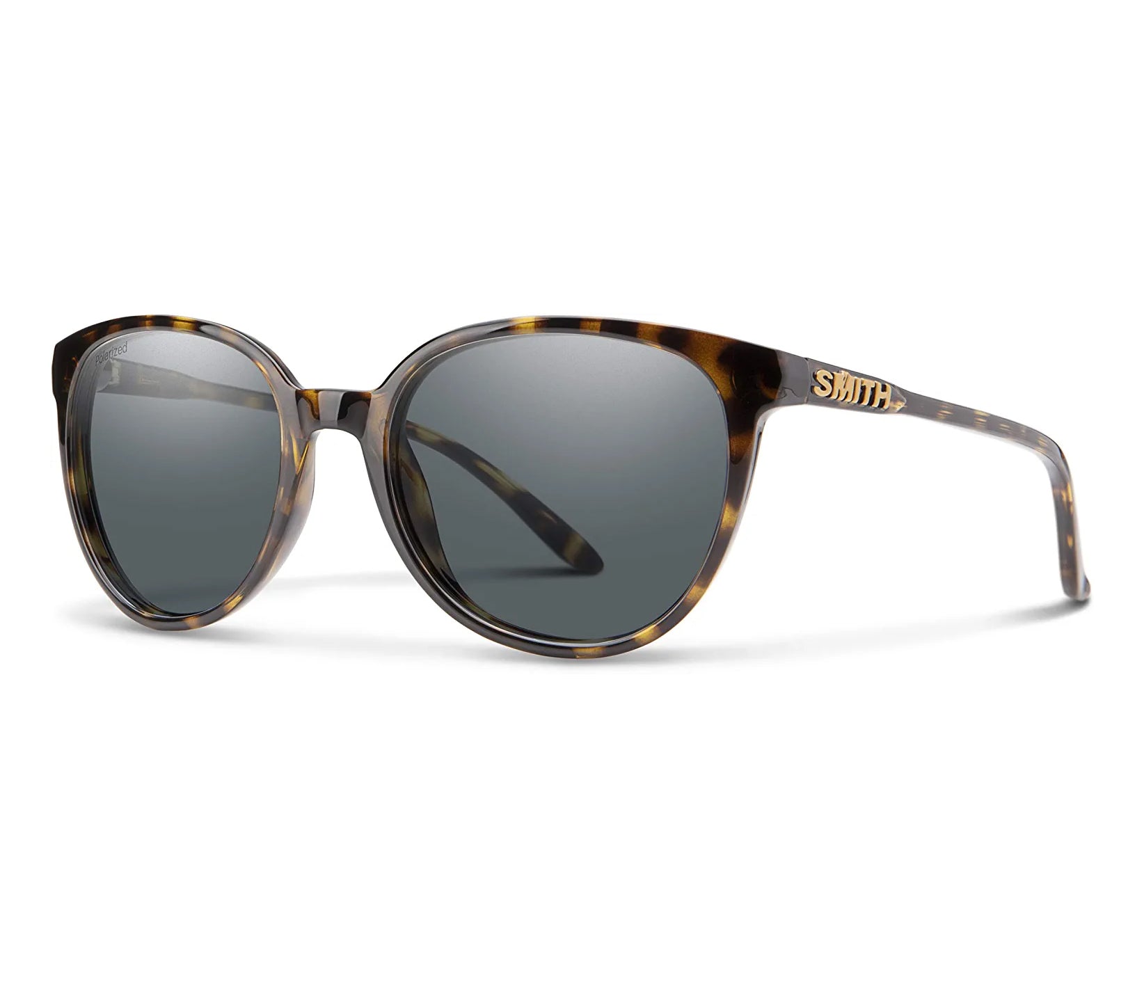 Smith Cheetah Polarized Sunglasses VintageTort Grey Poly