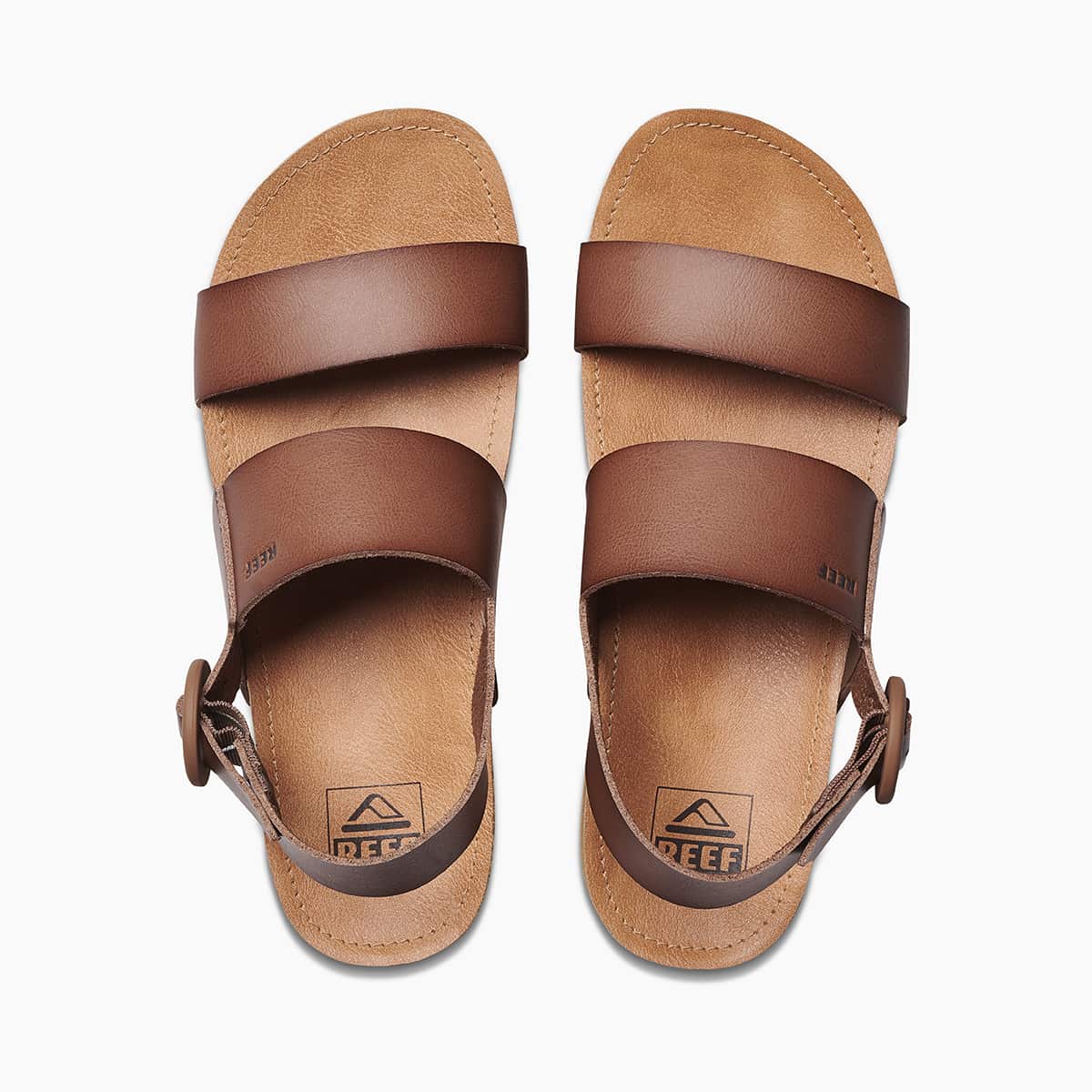 Reef Vista Hi Buckle Womens Sandal Espresso 10