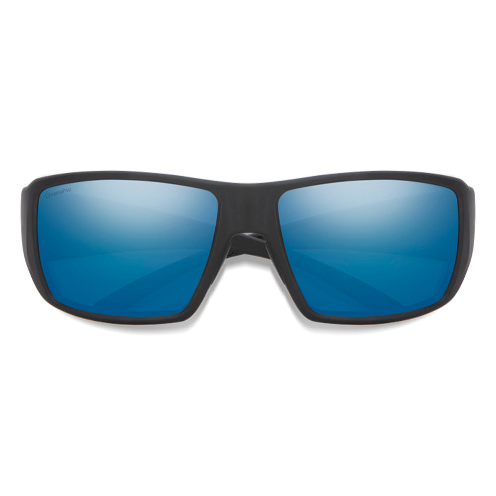 Smith Guides Choice Polarized Sunglasses MatteBlack BlueMirror ChromapopGlass